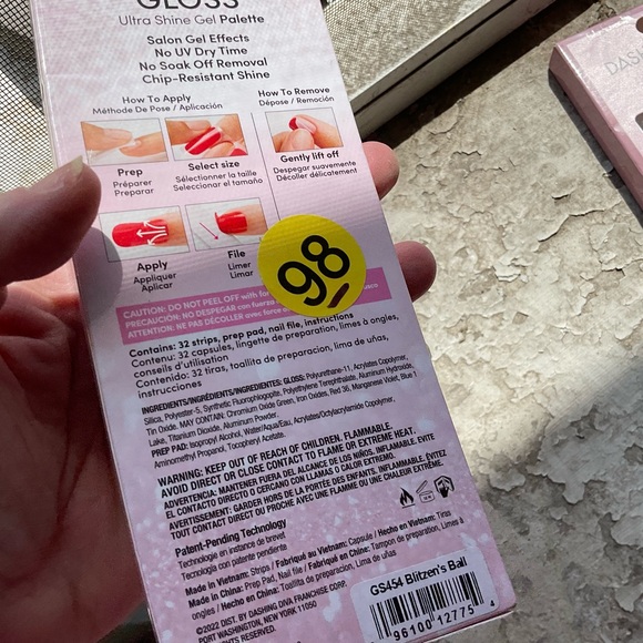 NWOT DASHING DIVA GLOSS ULTRA SHINE GEL PALETTE - Picture 2 of 4